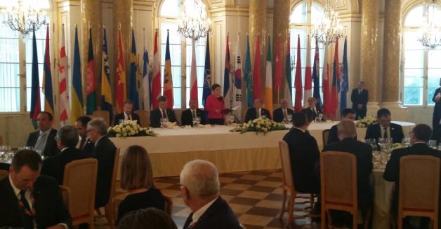 Oficjalny obiad dla krajów partnerskich NATO wydany przez premier Beatę Szydło