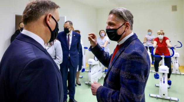 [VIDEO] Prezydent o szpitalu rehabilitacyjnym dla osób po Covid-19 MSWiA w Głuchołazach: To pierwsza taka placówka i pierwszy taki oddział w Europie